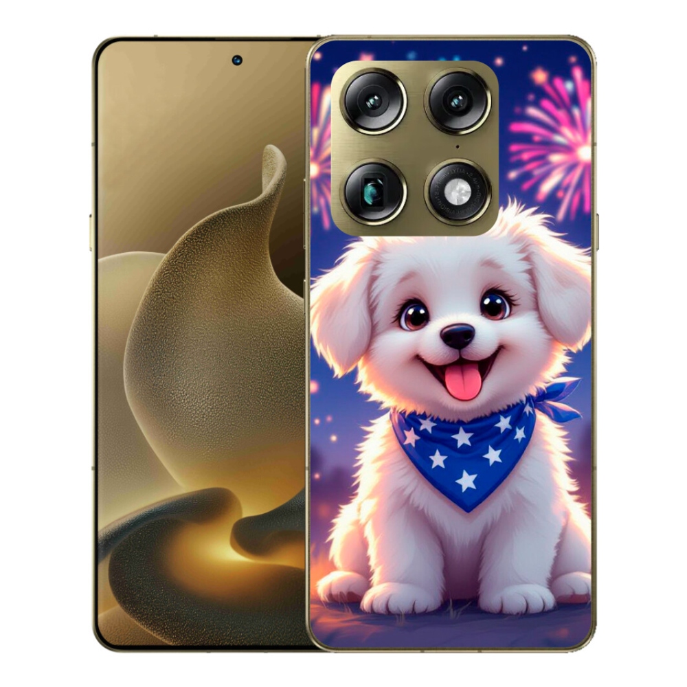 Gelový kryt mmCase na Motorola Signature - slavnostní štěně