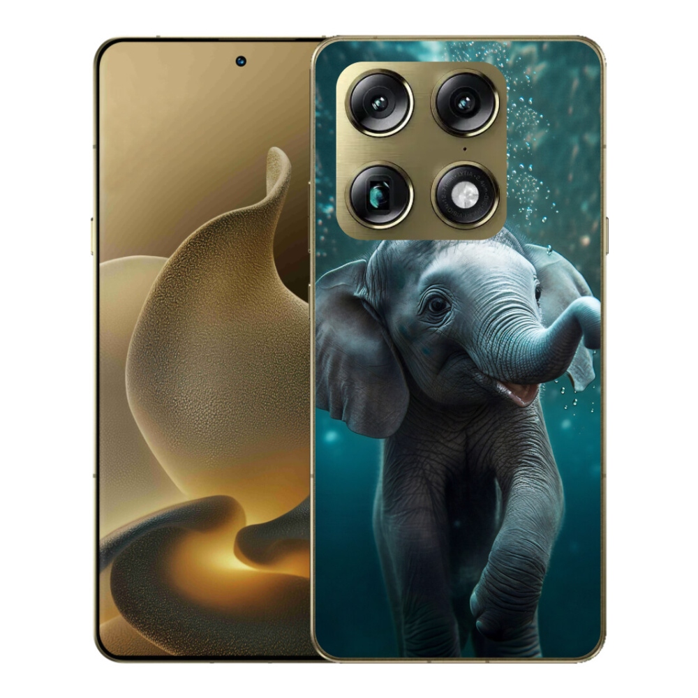 Gelový kryt mmCase na Motorola Signature - slůně pod vodou
