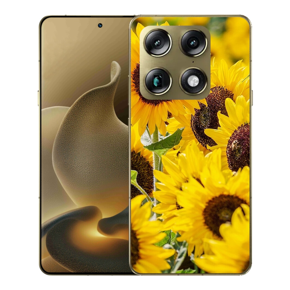 Gelový kryt mmCase na Motorola Signature - slunečnice