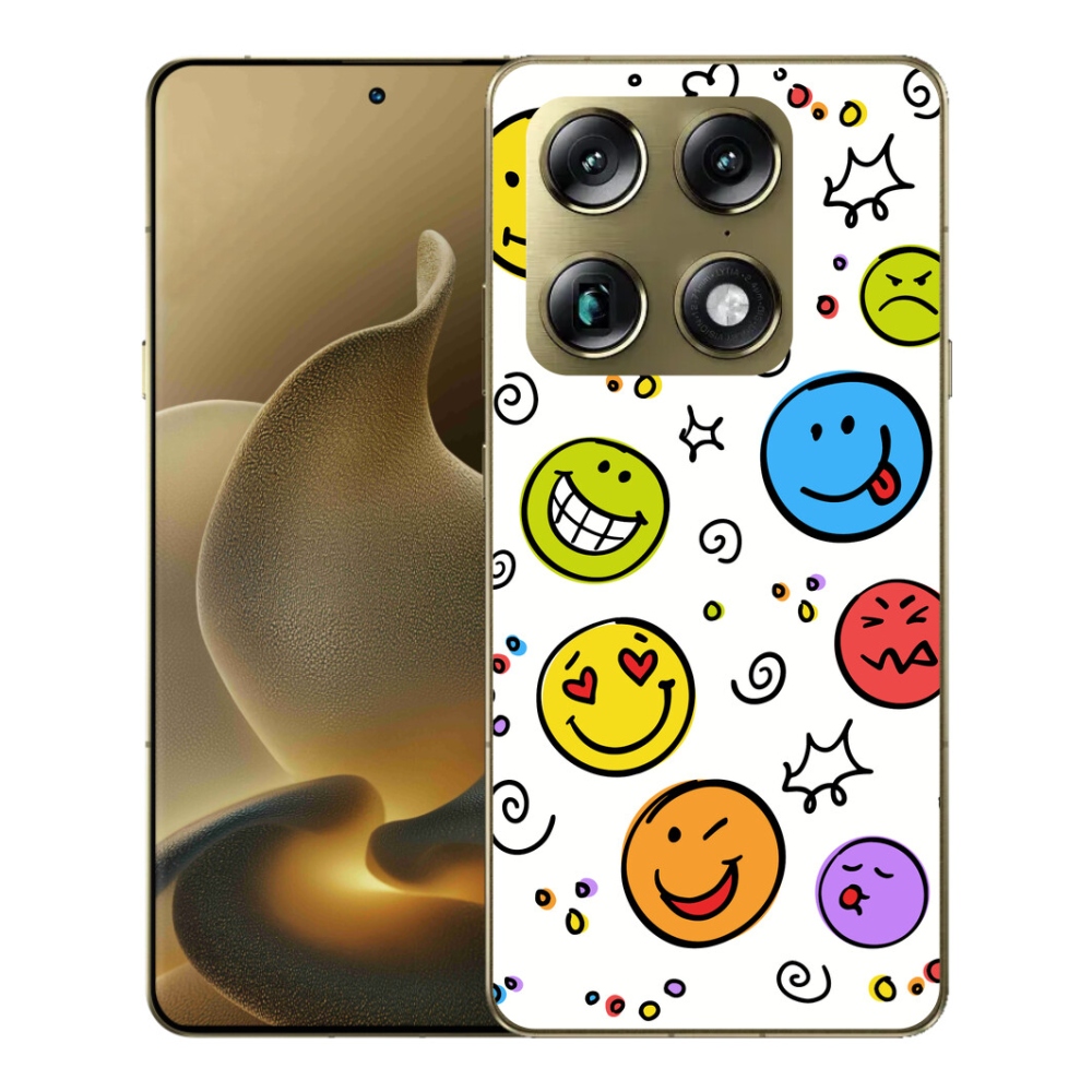 Gelový kryt mmCase na Motorola Signature - smajlíci