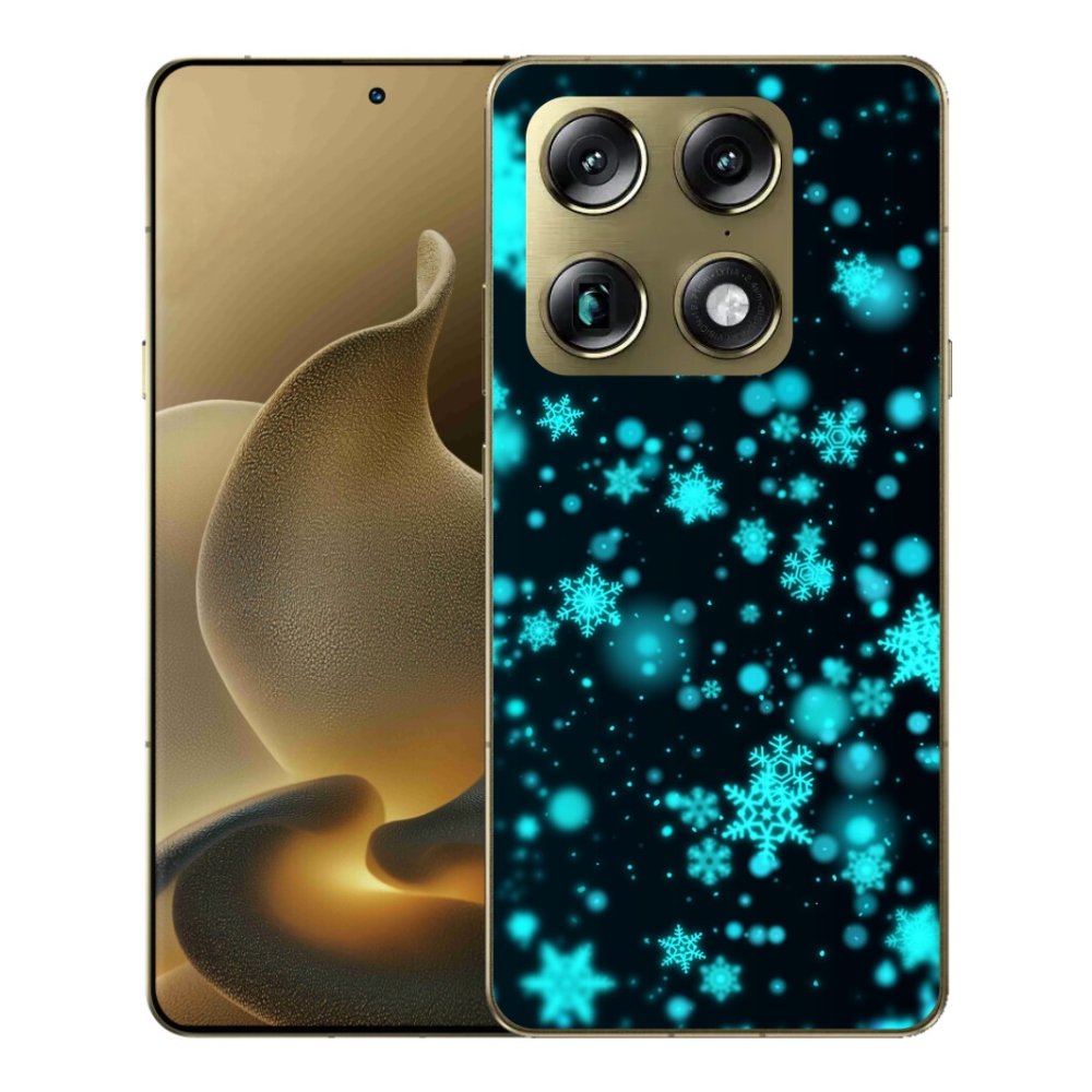 Gelový kryt mmCase na Motorola Signature - sněhové vločky 1
