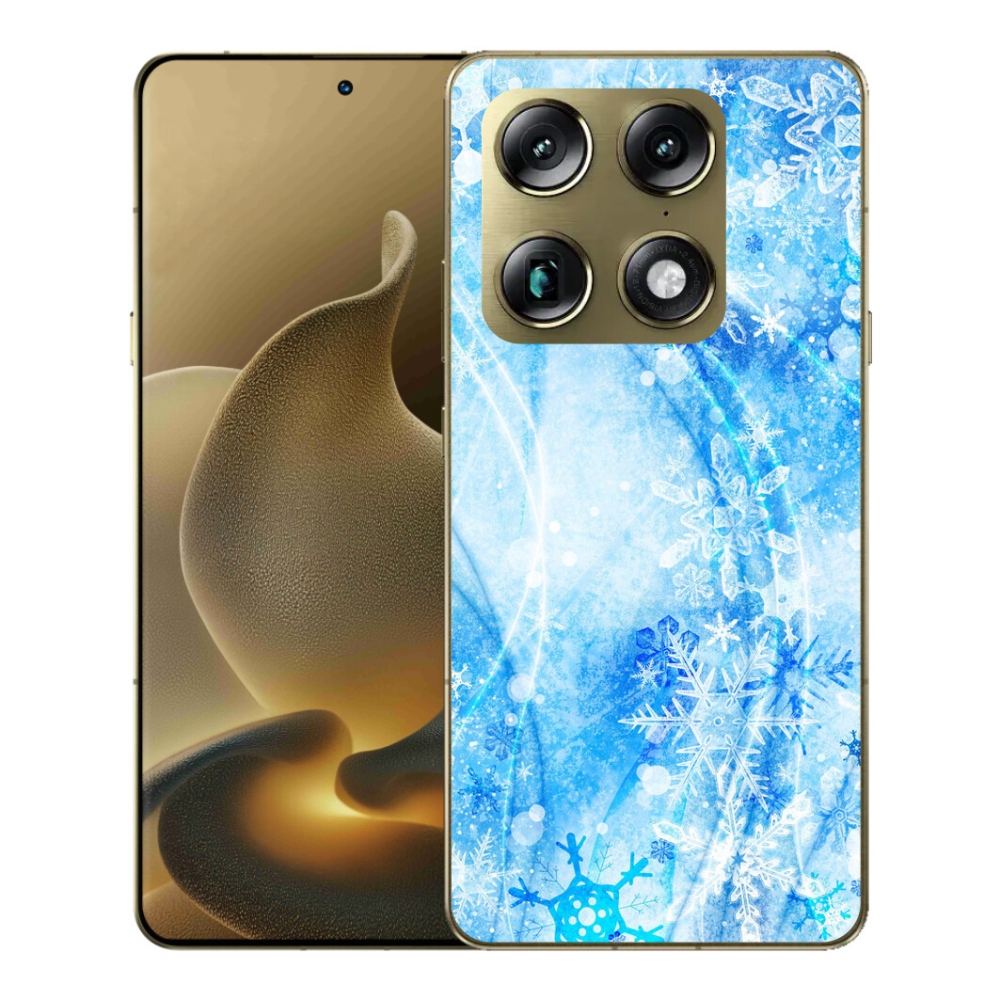 Gelový kryt mmCase na Motorola Signature - sněhové vločky