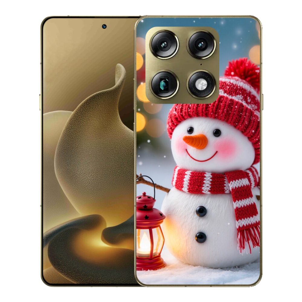 Gelový kryt mmCase na Motorola Signature - sněhulák 2