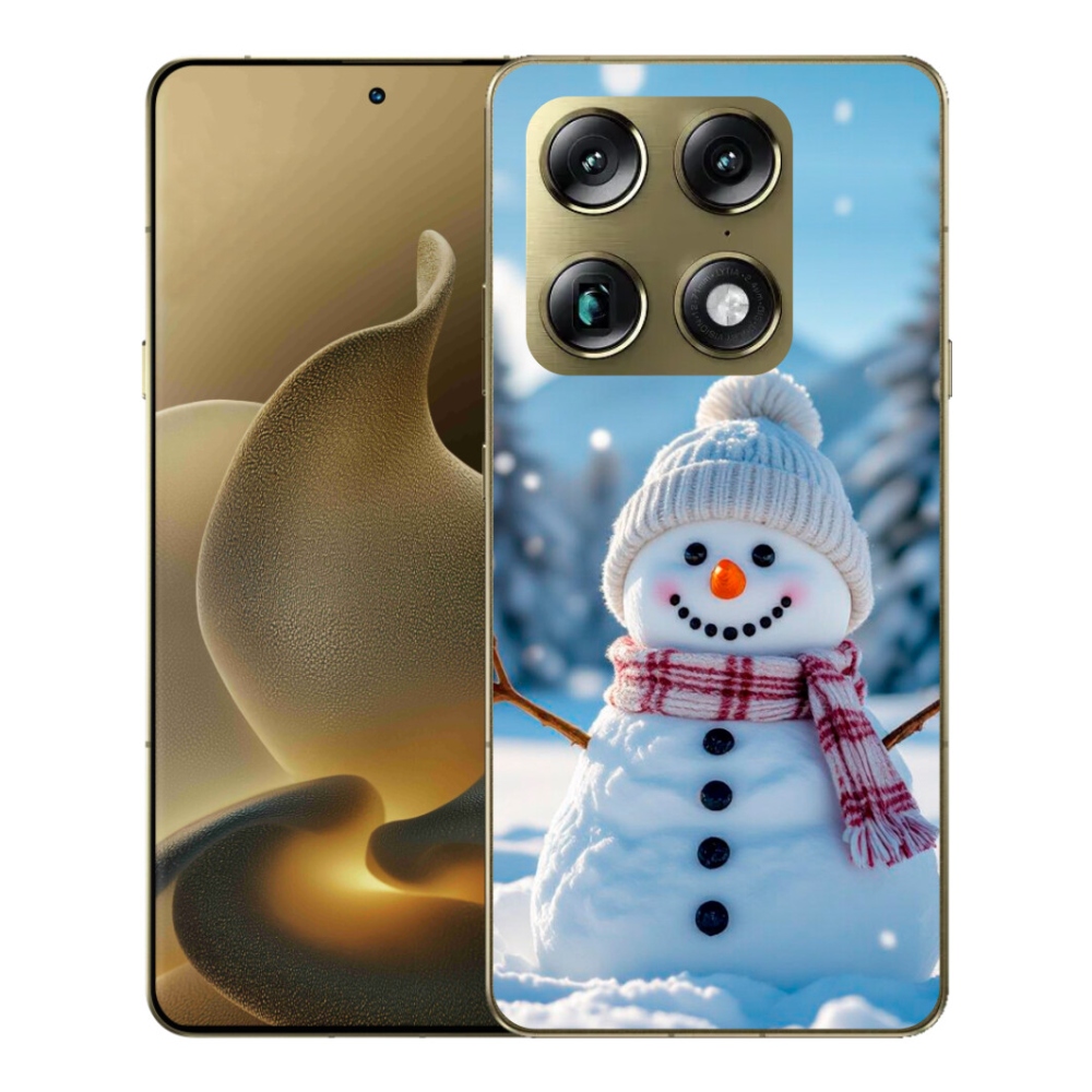 Gelový kryt mmCase na Motorola Signature - sněhulák 3
