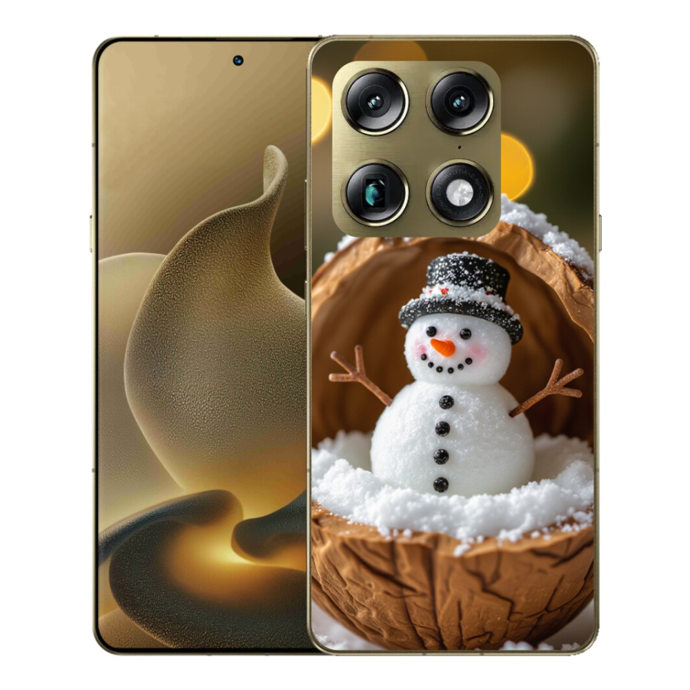 Gelový kryt mmCase na Motorola Signature - sněhulák 4