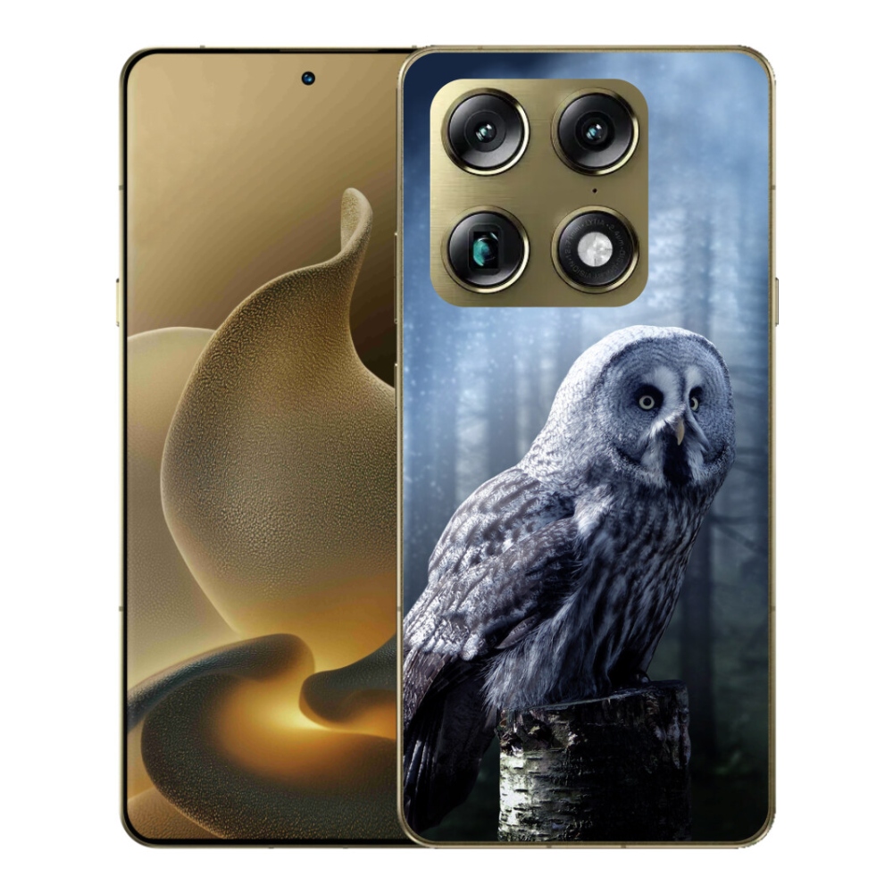 Gelový kryt mmCase na Motorola Signature - sova