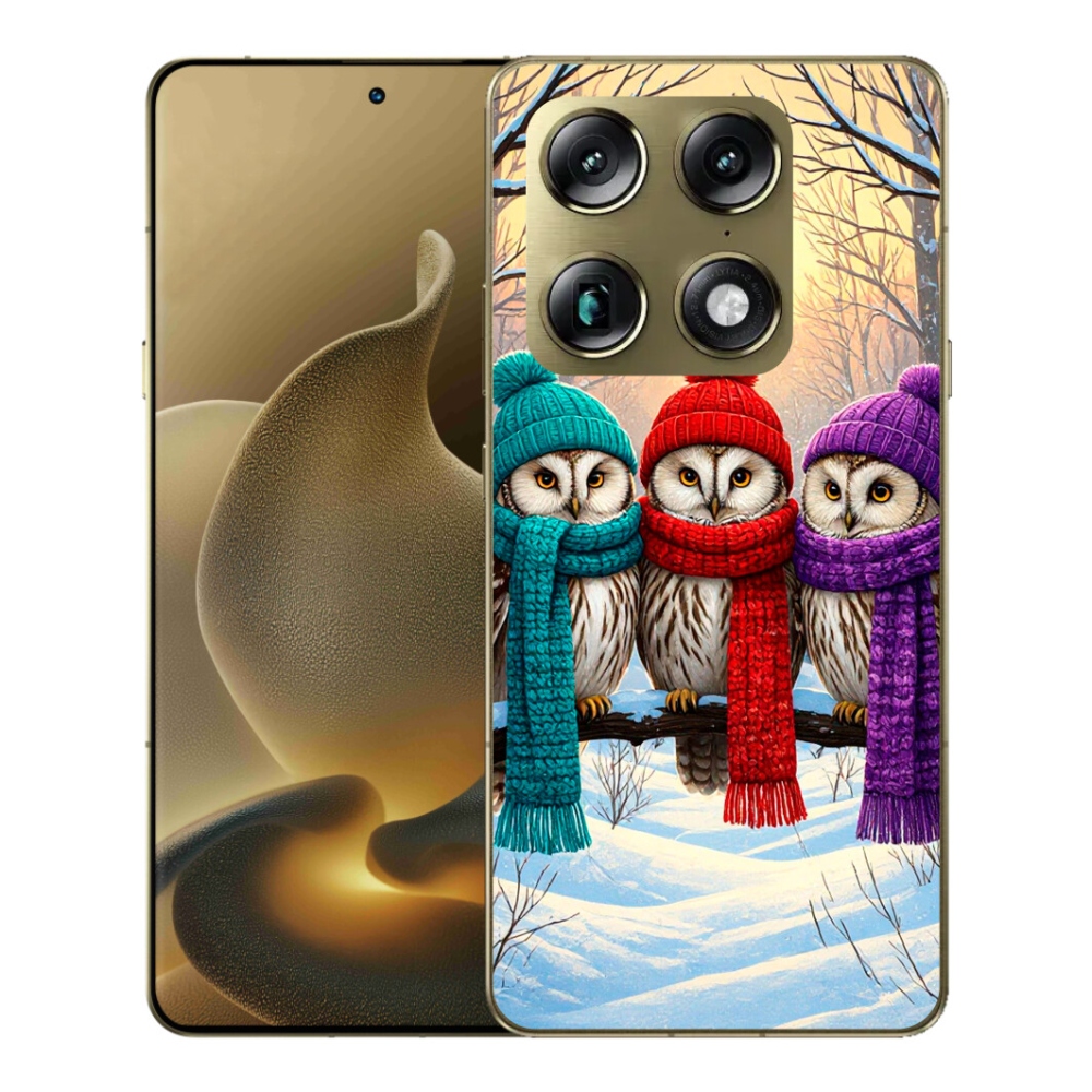 Gelový kryt mmCase na Motorola Signature - soví přátelé