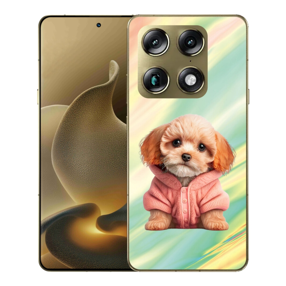 Gelový kryt mmCase na Motorola Signature - štěně ve svetru
