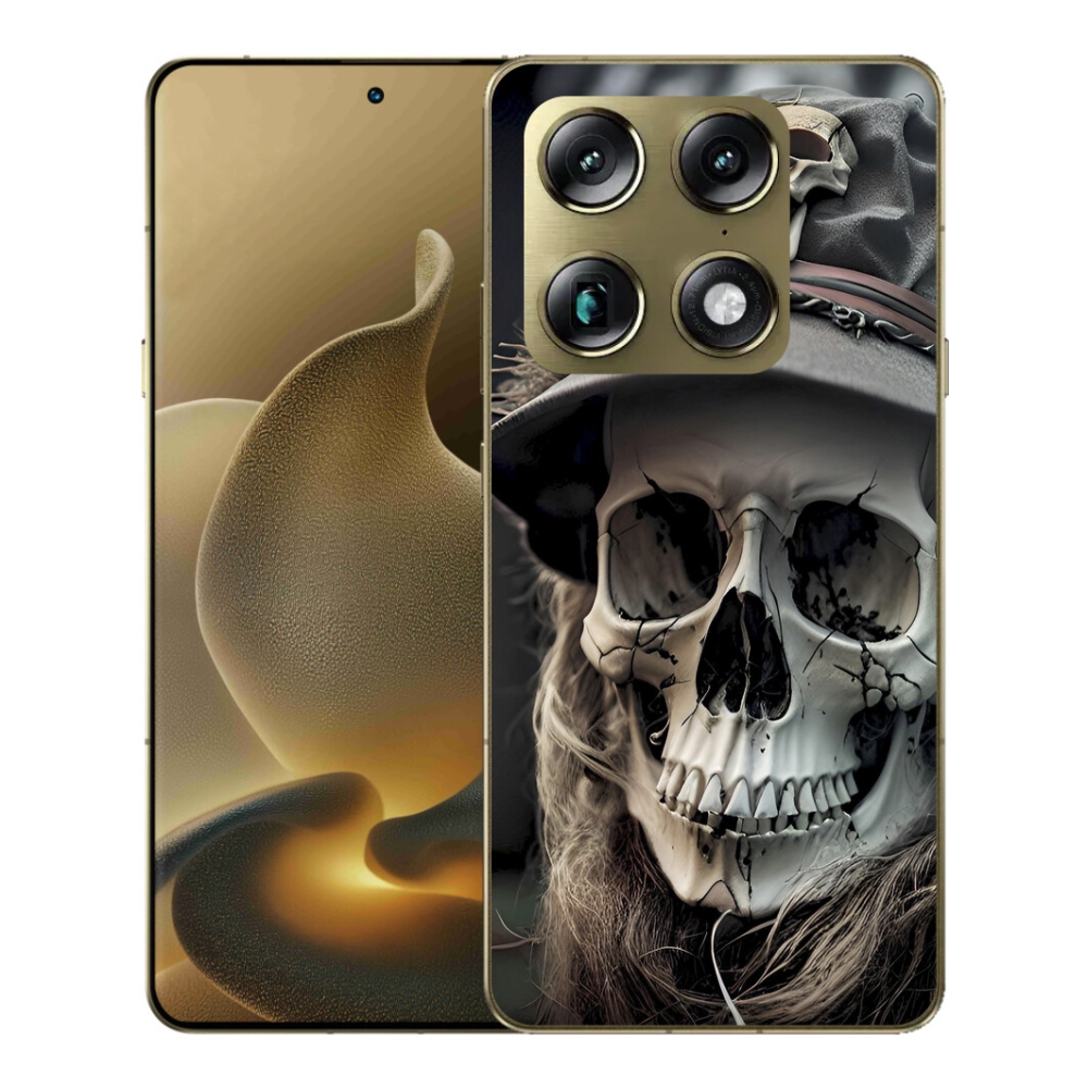 Gelový kryt mmCase na Motorola Signature - temná lebka