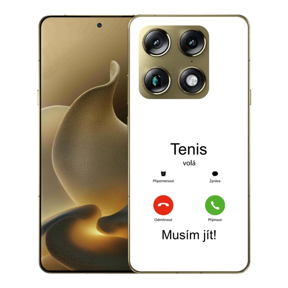 Gelový kryt mmCase na Motorola Signature - tenis volá bílé pozadí