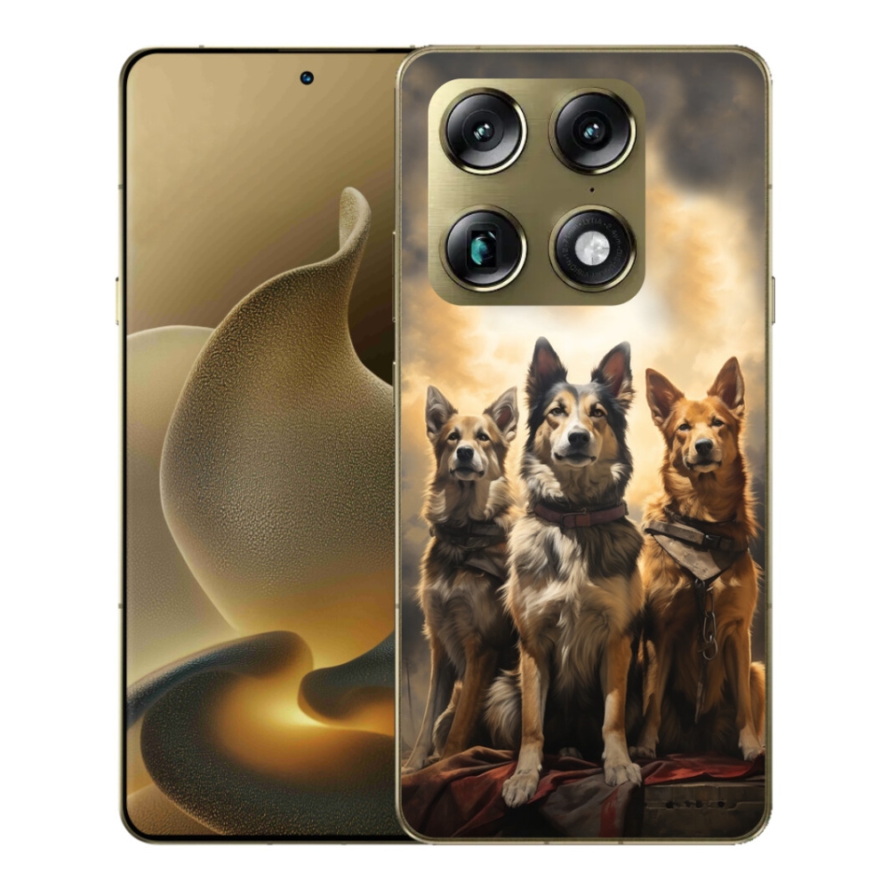 Gelový kryt mmCase na Motorola Signature - tři psi