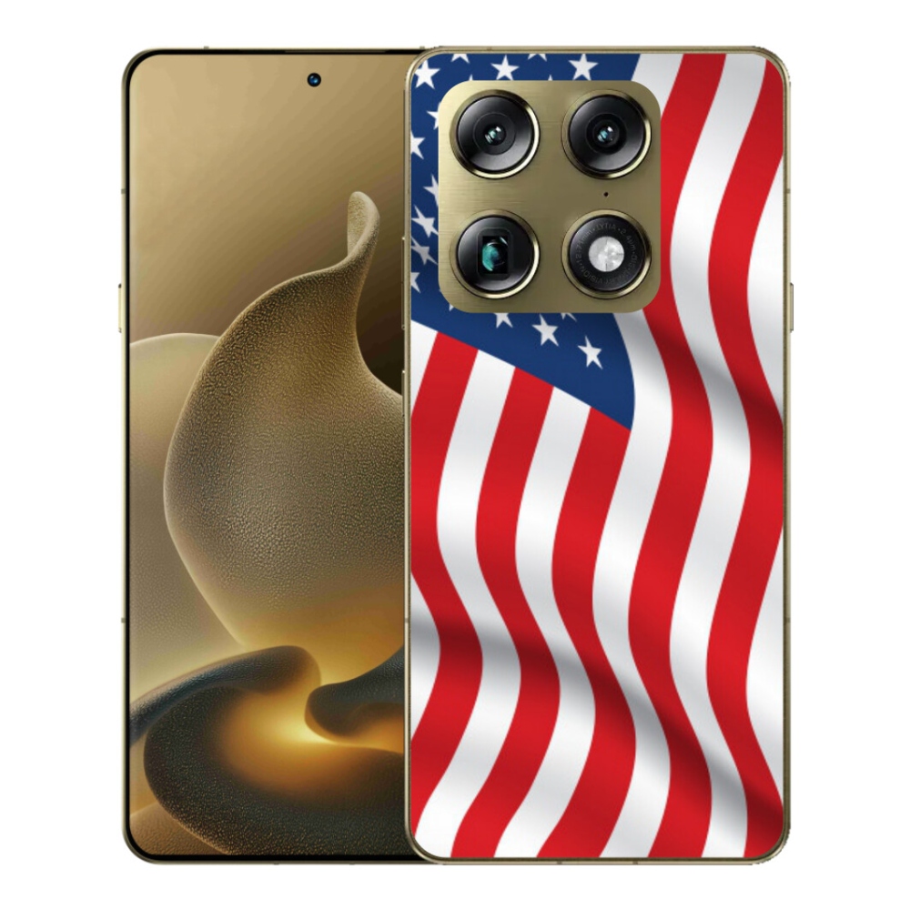 Gelový kryt mmCase na Motorola Signature - USA vlajka