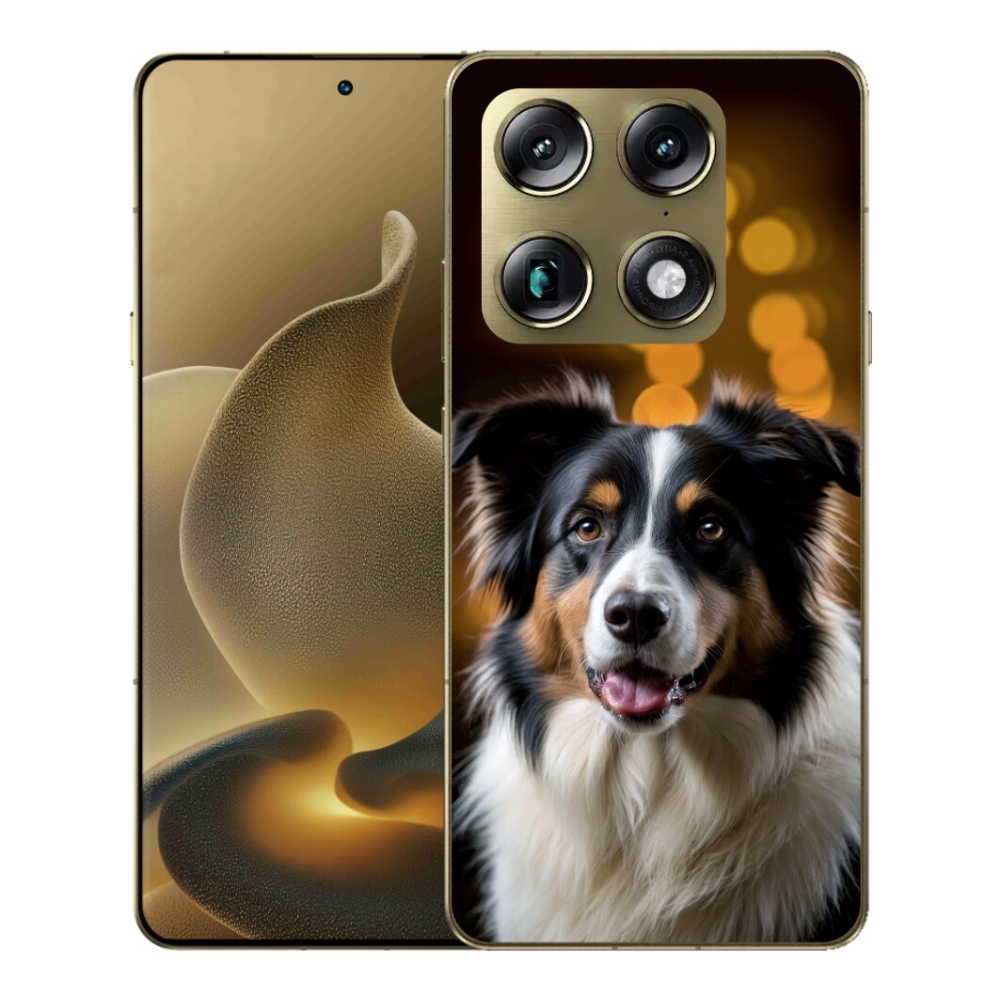 Gelový kryt mmCase na Motorola Signature - usměvavý australský ovčák