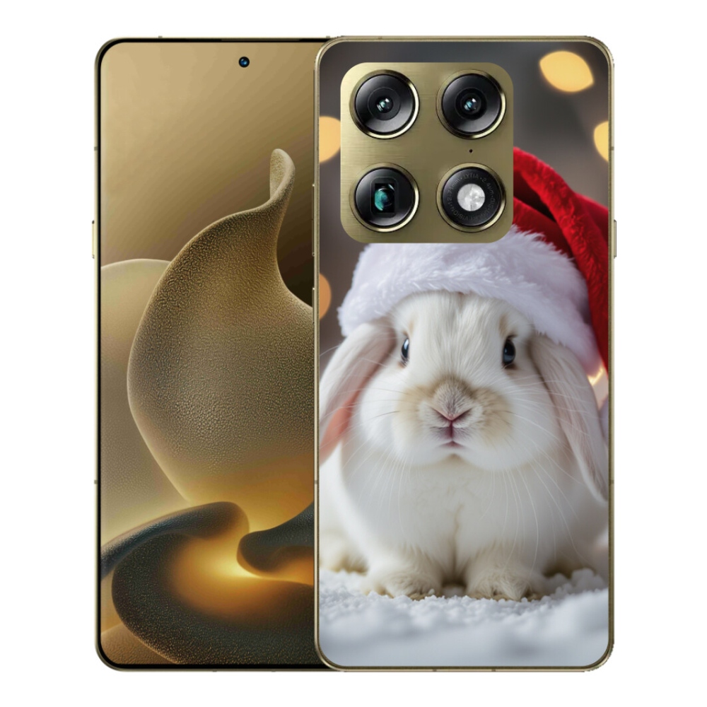 Gelový kryt mmCase na Motorola Signature - vánoční králík