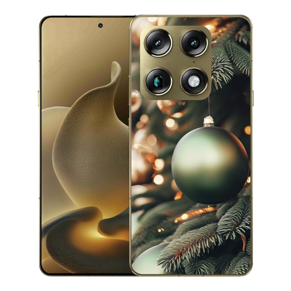 Gelový kryt mmCase na Motorola Signature - vánoční ozdoby 1