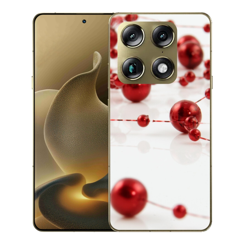 Gelový kryt mmCase na Motorola Signature - vánoční řetěz