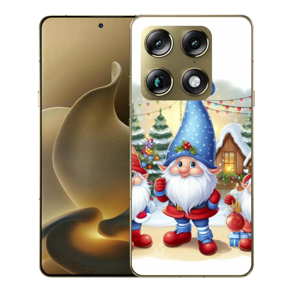 Gelový kryt mmCase na Motorola Signature - vánoční skřítci