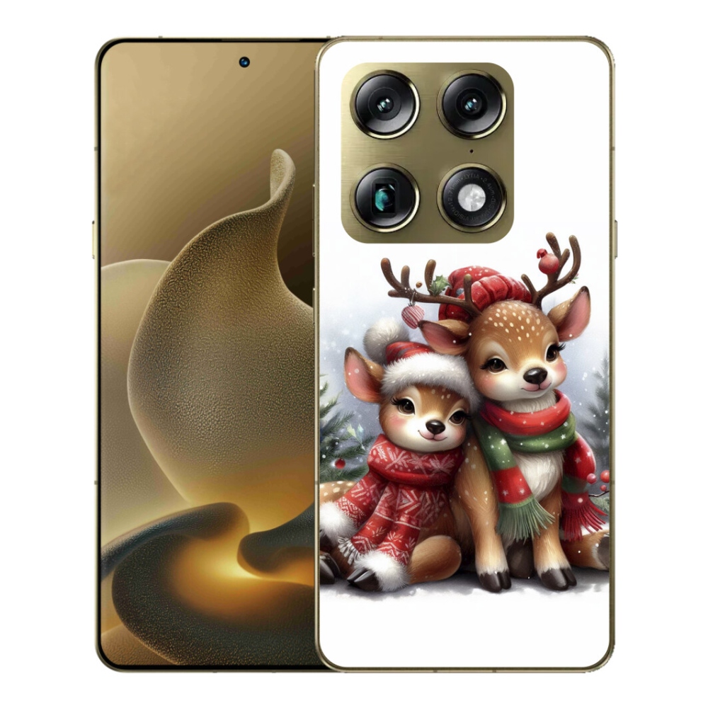 Gelový kryt mmCase na Motorola Signature - vánoční sobi