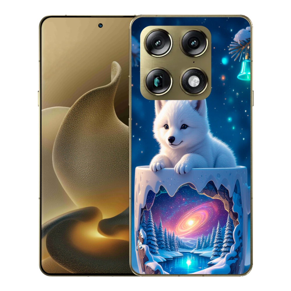 Gelový kryt mmCase na Motorola Signature - vánoční štěně