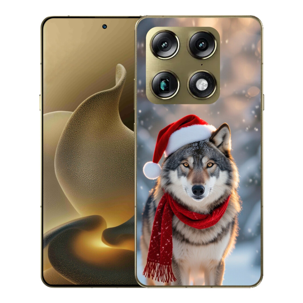 Gelový kryt mmCase na Motorola Signature - vánoční vlk