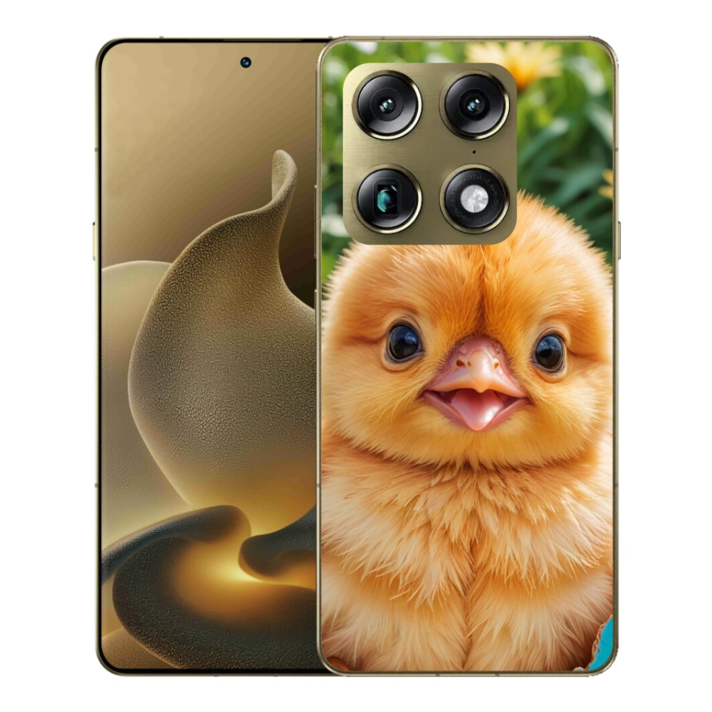 Gelový kryt mmCase na Motorola Signature - veselé kuřátko