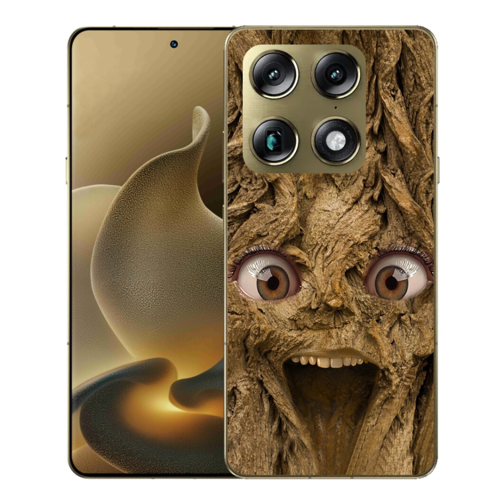 Gelový kryt mmCase na Motorola Signature - veselý strom s očima