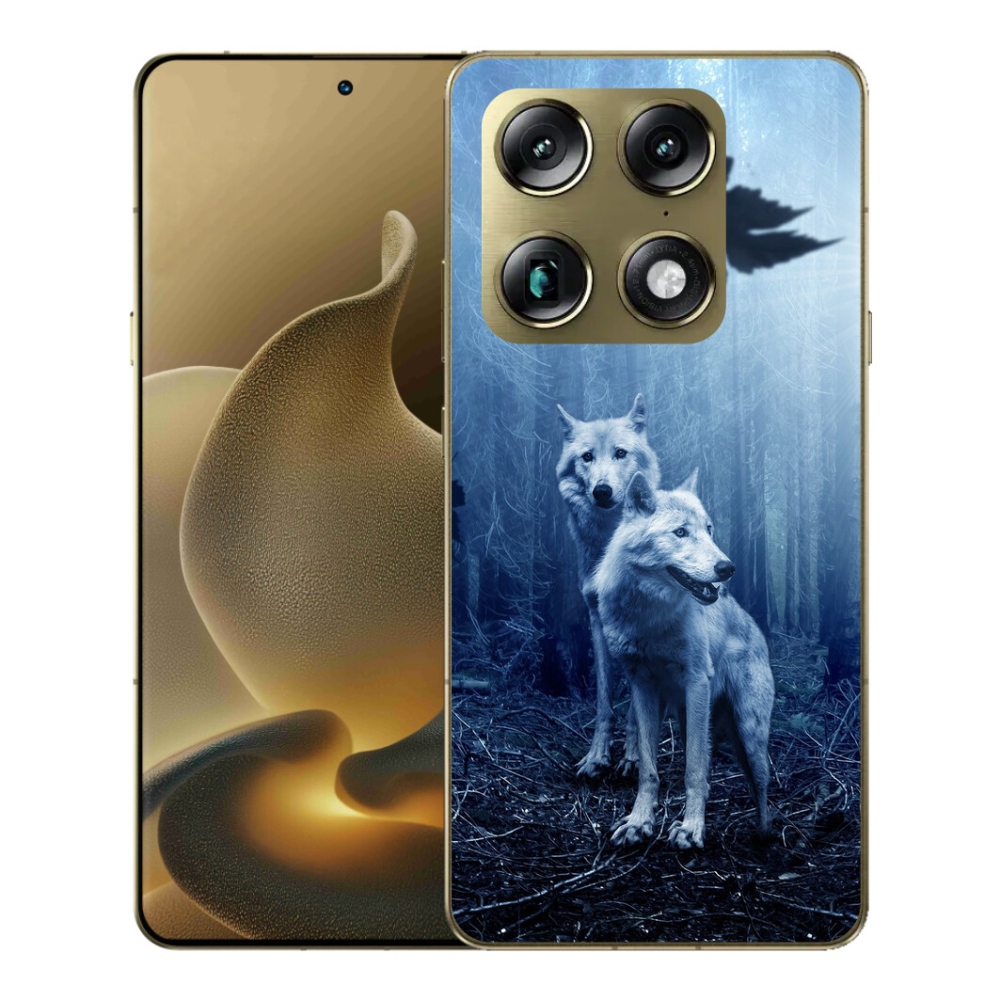 Gelový kryt mmCase na Motorola Signature - vlci v lese