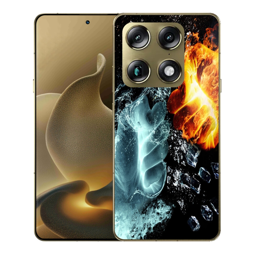 Gelový kryt mmCase na Motorola Signature - voda a oheň