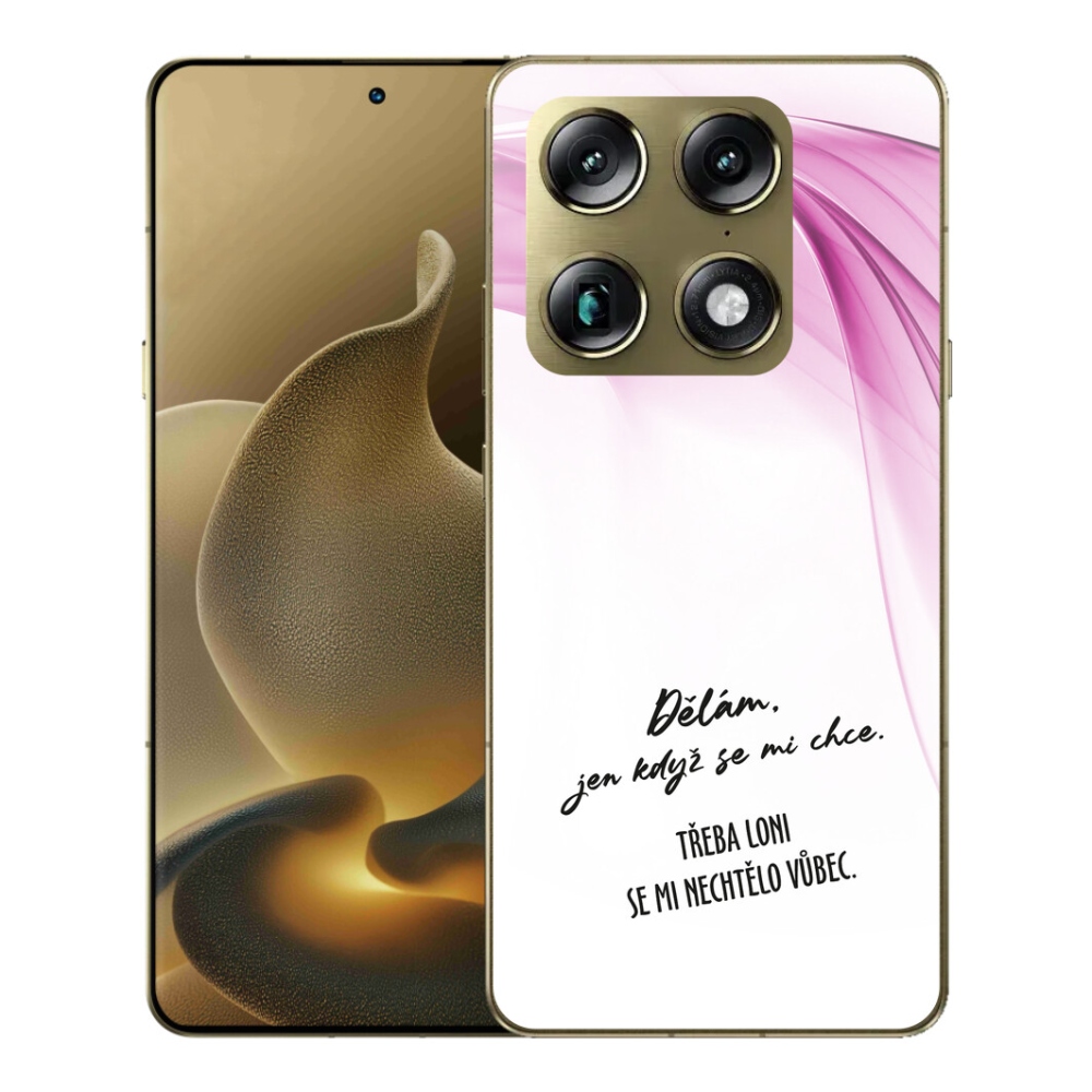 Gelový kryt mmCase na Motorola Signature - vtipný text 12 bílé pozadí
