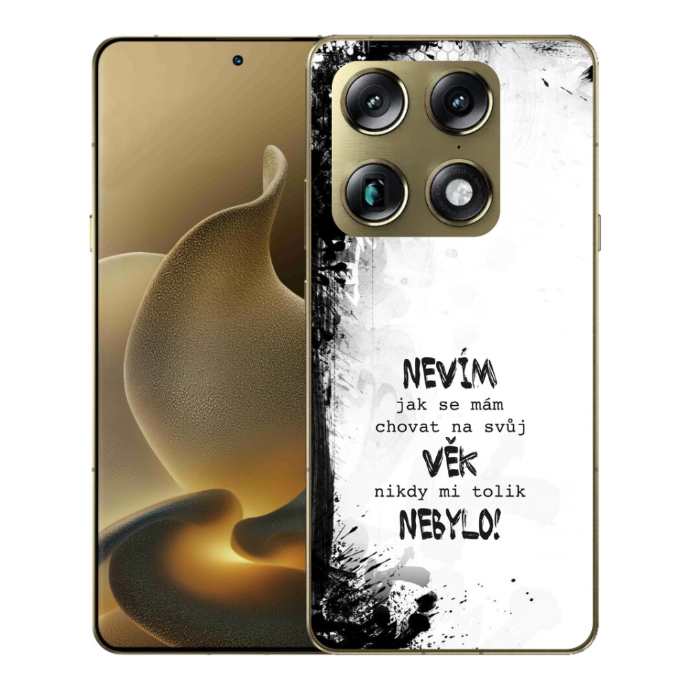 Gelový kryt mmCase na Motorola Signature - vtipný text 14 bílé pozadí