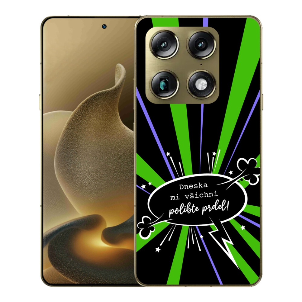 Gelový kryt mmCase na Motorola Signature - vtipný text 15 černé pozadí