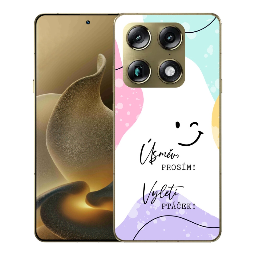 Gelový kryt mmCase na Motorola Signature - vtipný text 4 bílé pozadí