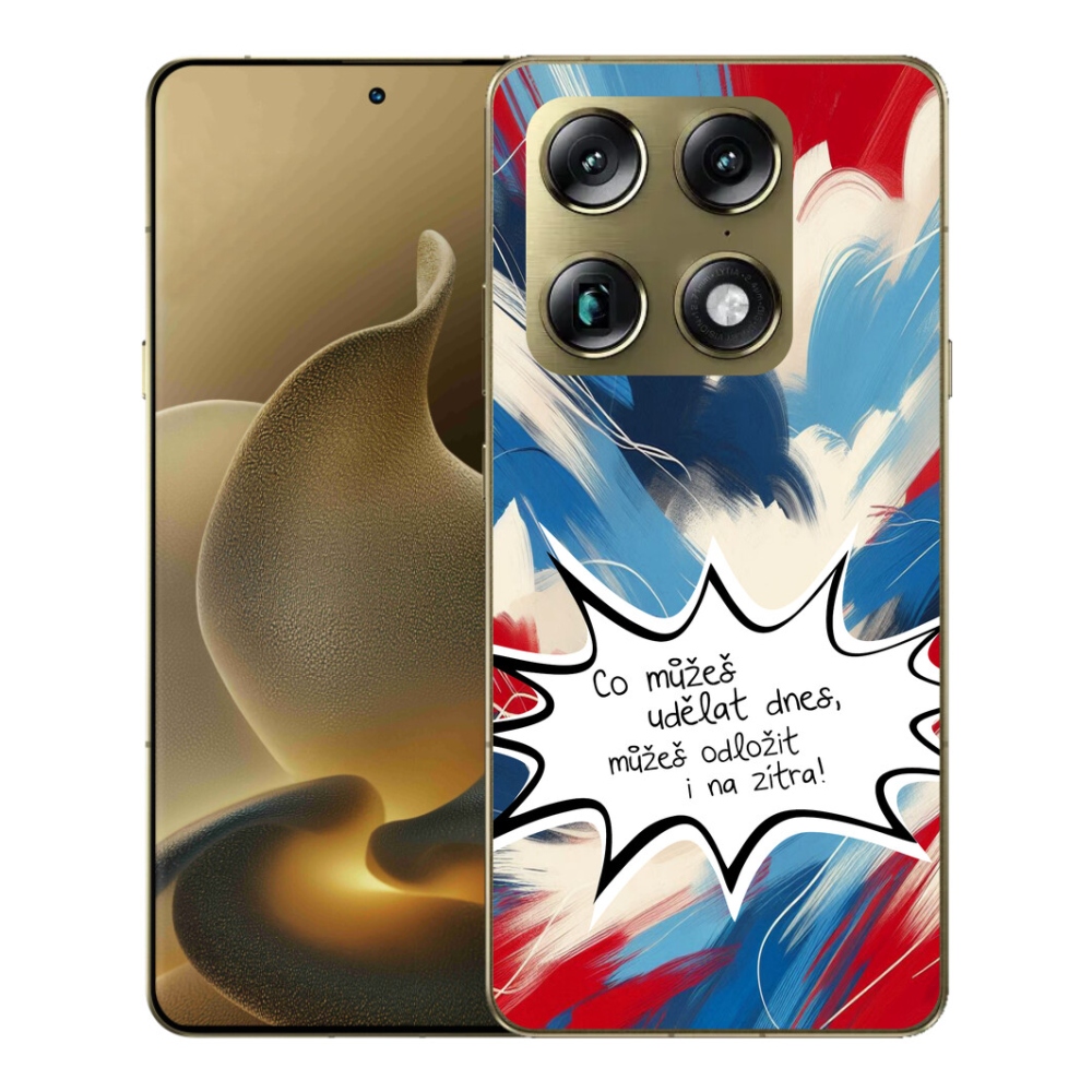 Gelový kryt mmCase na Motorola Signature - vtipný text 9 bílé pozadí