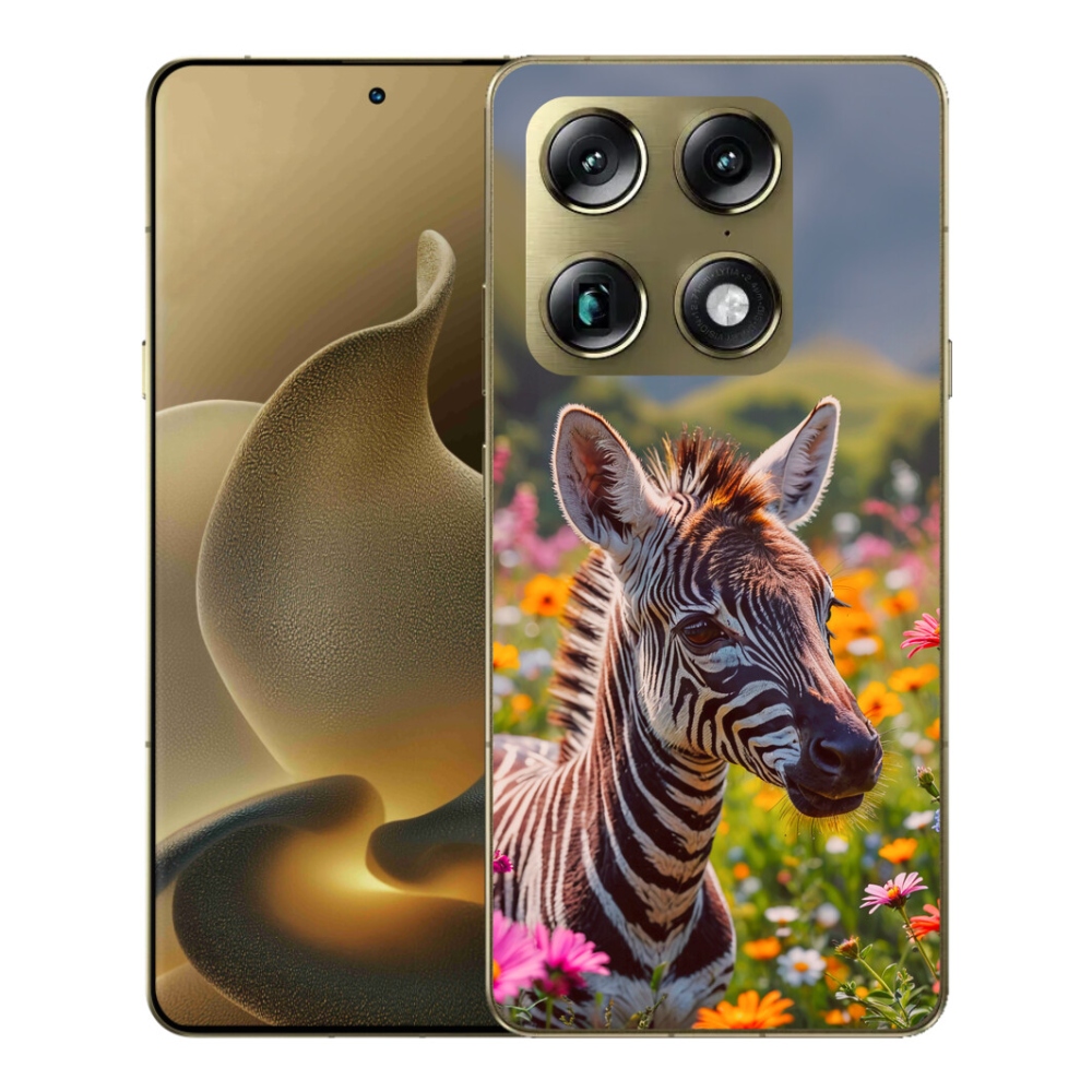 Gelový kryt mmCase na Motorola Signature - zebra na louce