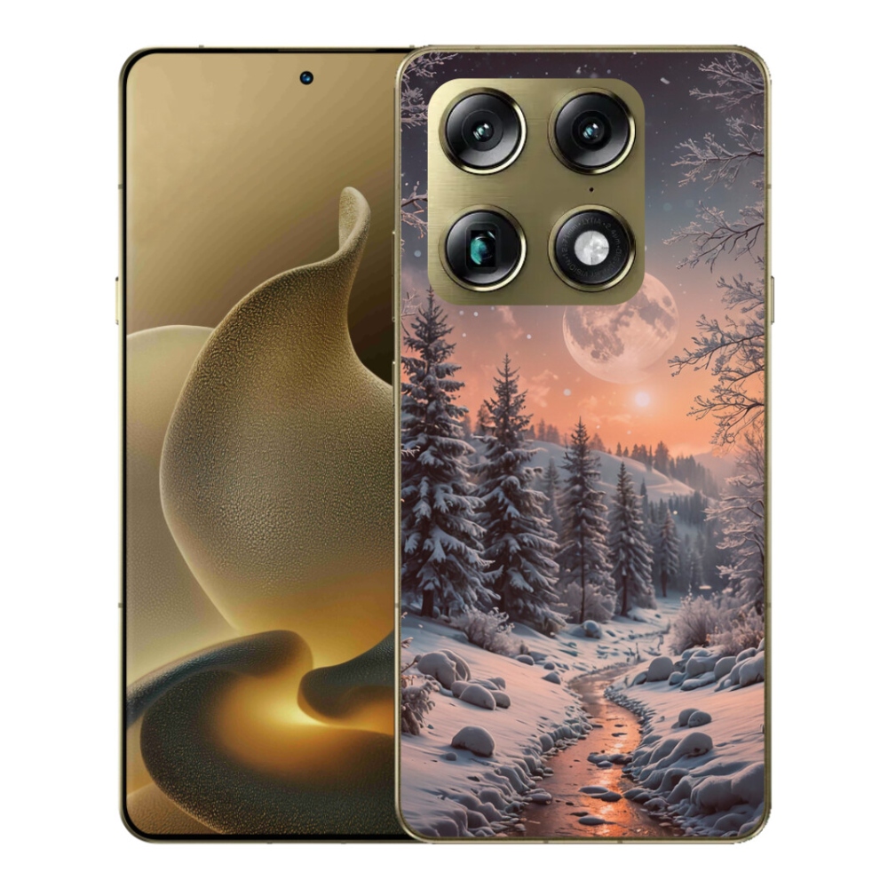 Gelový kryt mmCase na Motorola Signature - zimní krajina 2