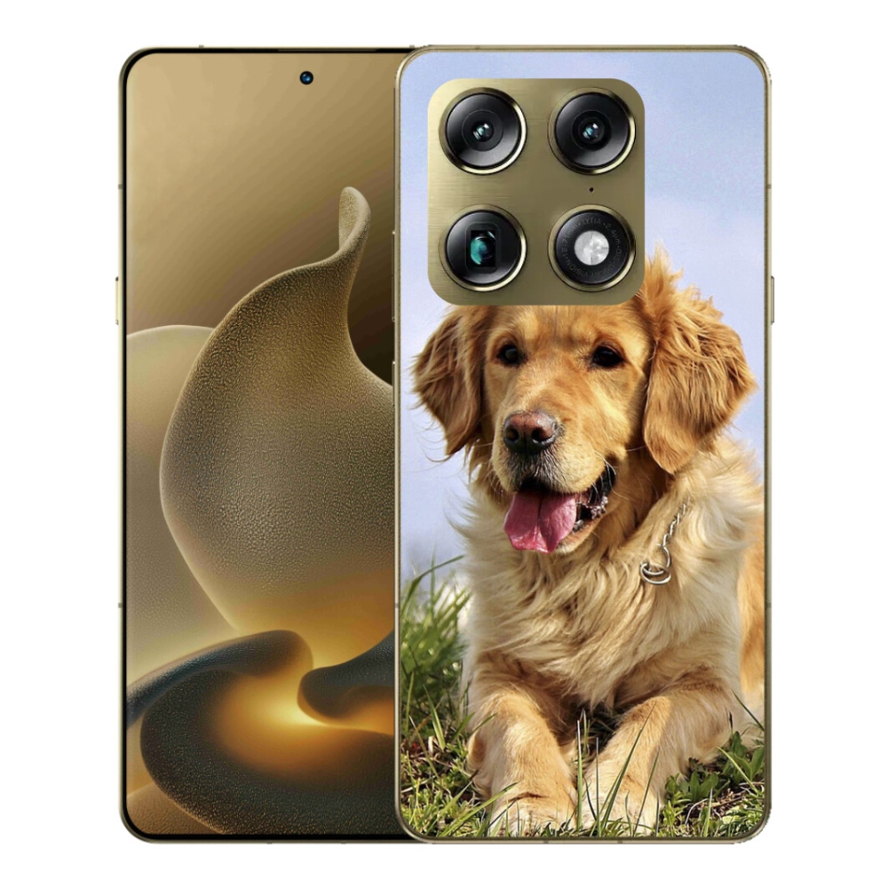 Gelový kryt mmCase na Motorola Signature - zlatý retrívr