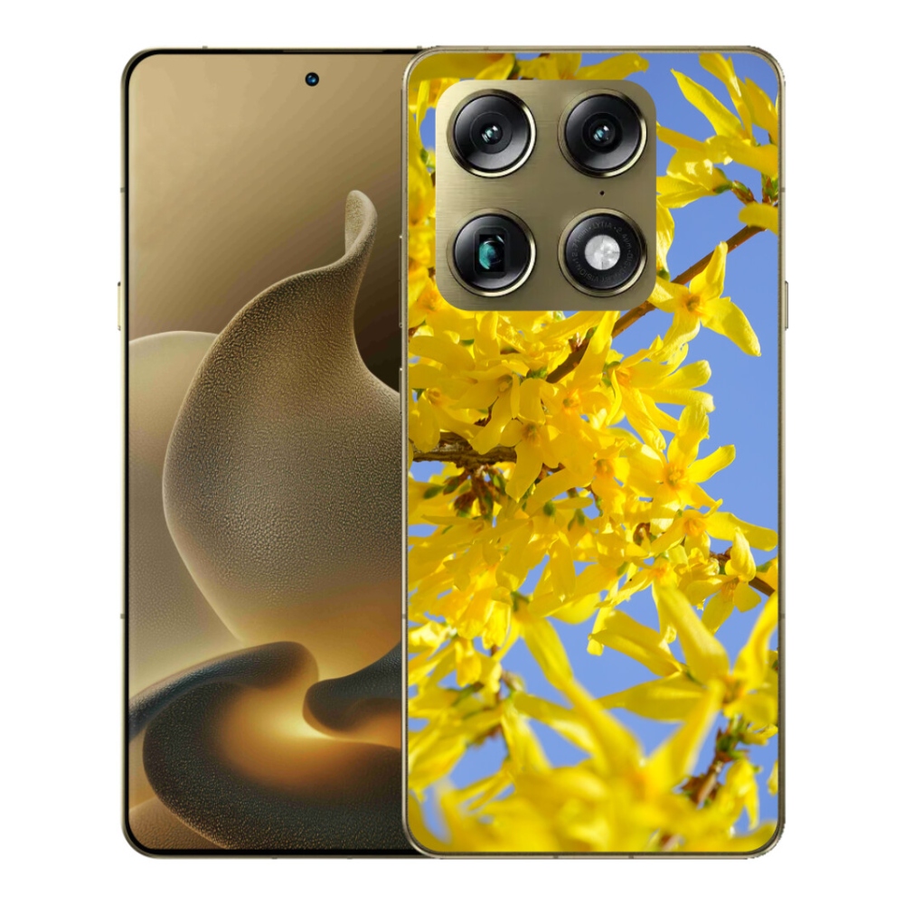 Gelový kryt mmCase na Motorola Signature - žluté květy
