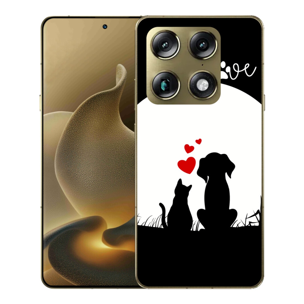 Gelový kryt mmCase na Motorola Signature - zvířecí láska