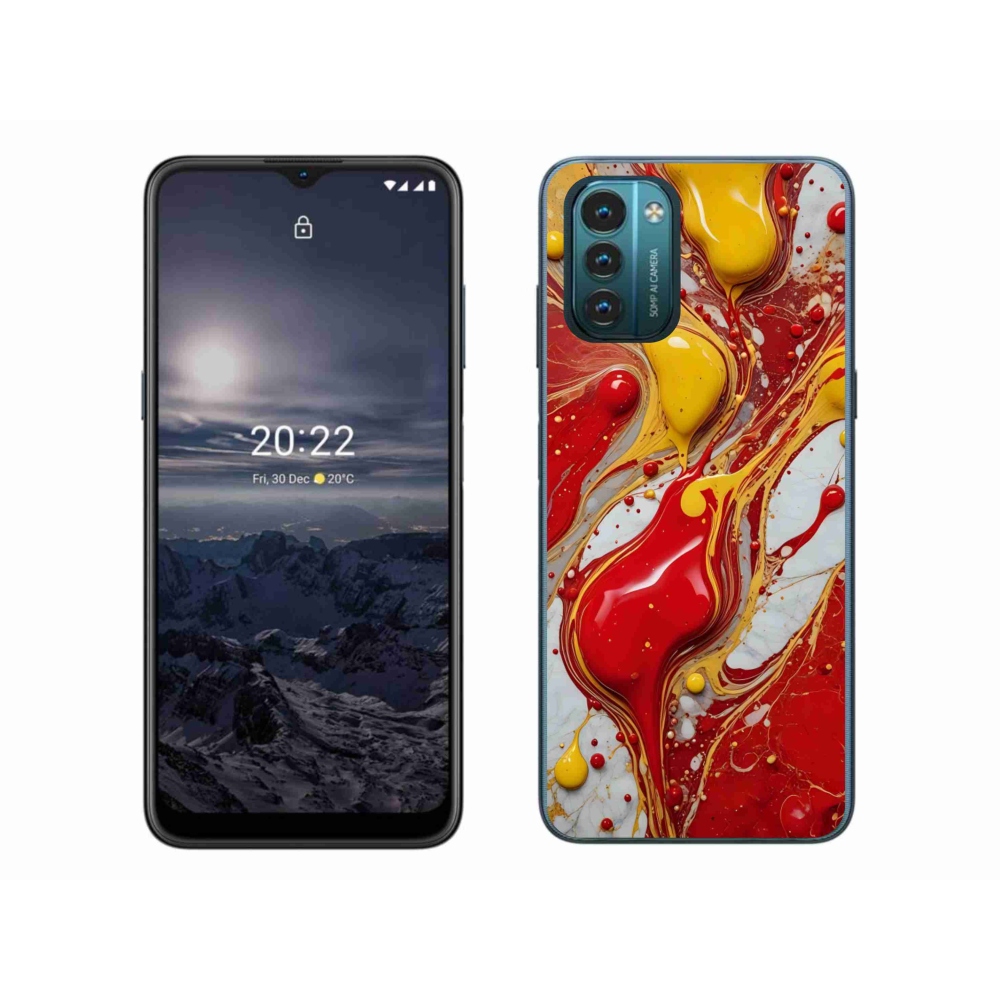 Gelový kryt mmCase na Nokia G11/G21 - abstraktní motiv 42