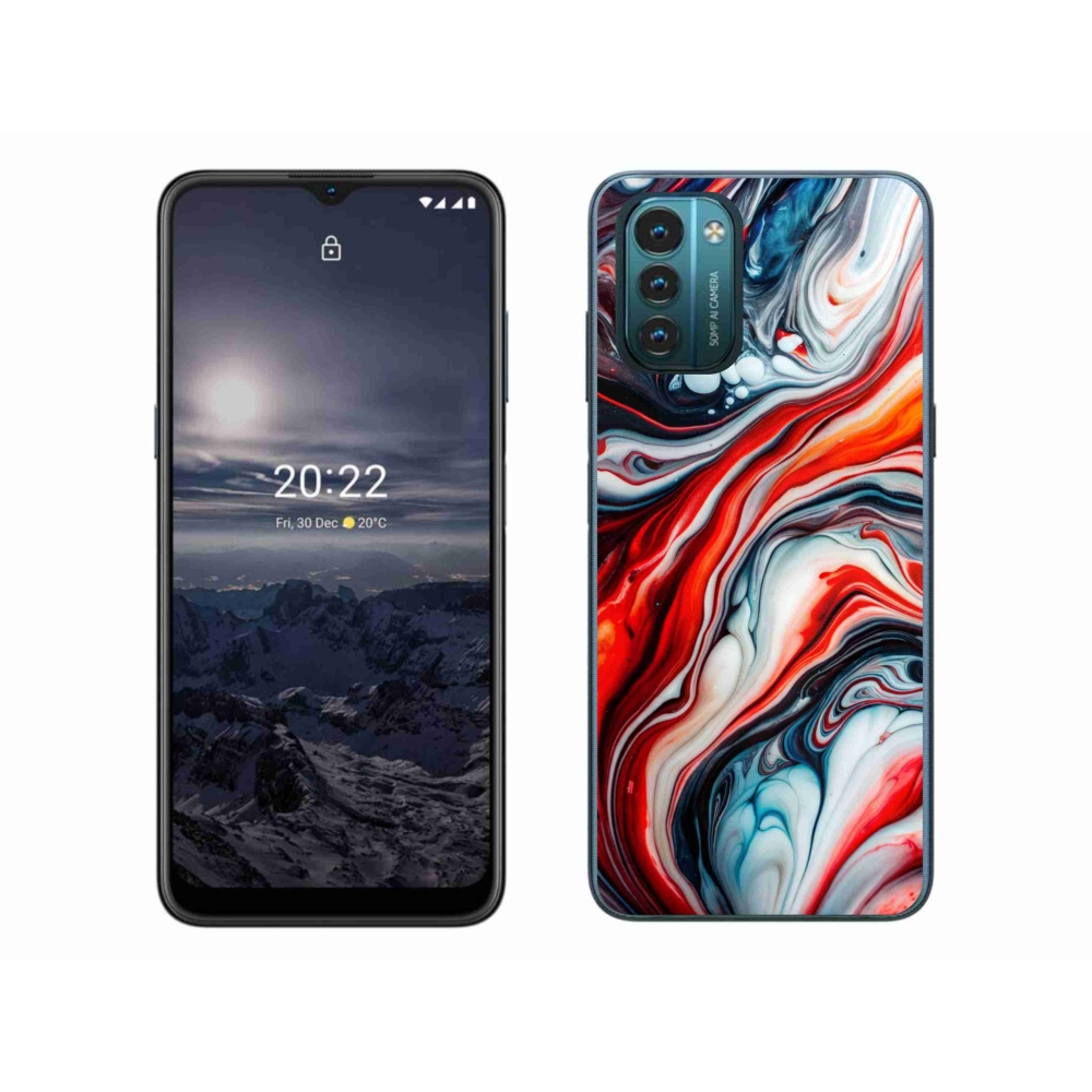 Gelový kryt mmCase na Nokia G11/G21 - abstraktní motiv 63