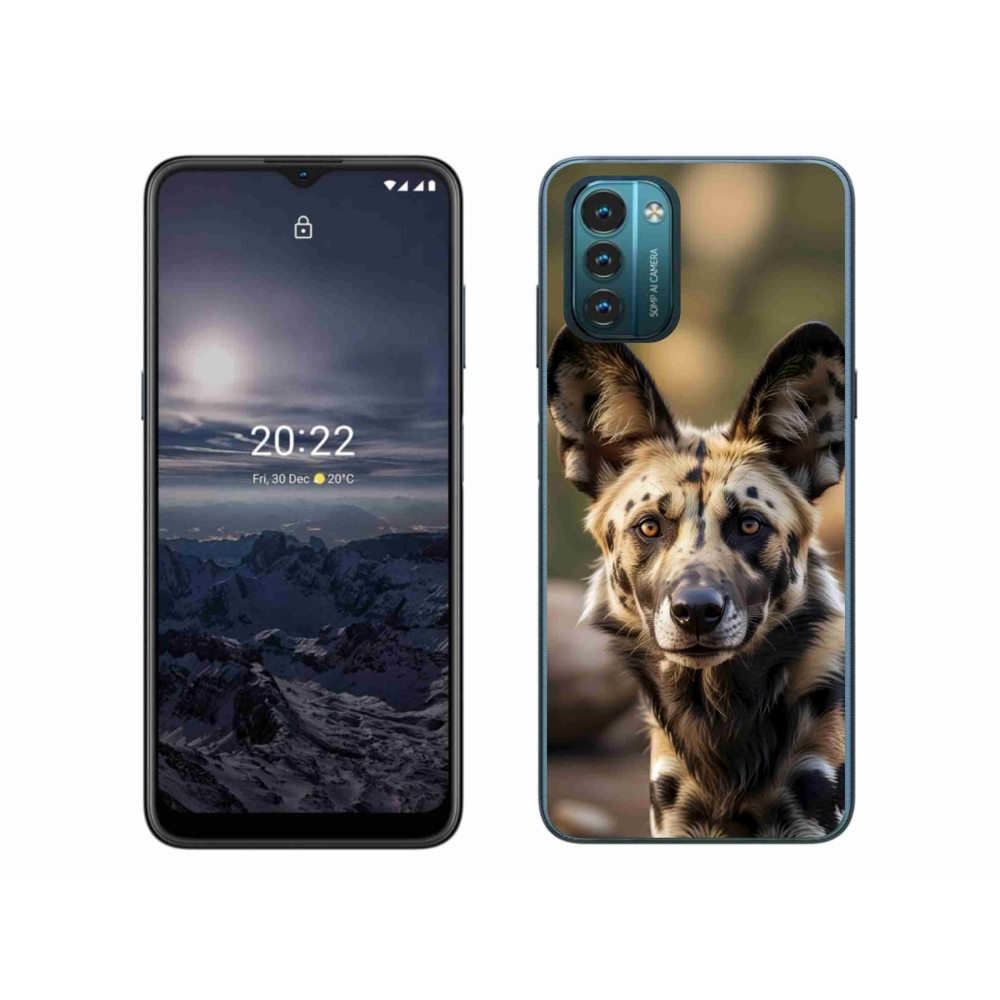Gelový kryt mmCase na Nokia G11/G21 - africký divoký pes