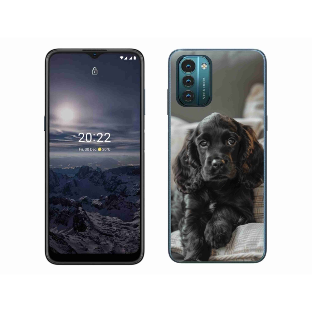 Gelový kryt mmCase na Nokia G11/G21 - anglický kokršpaněl