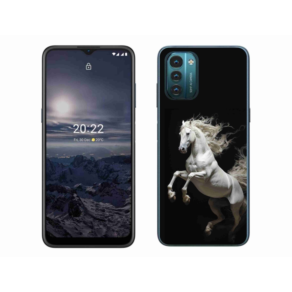 Gelový kryt mmCase na Nokia G11/G21 - bílý kůň 4