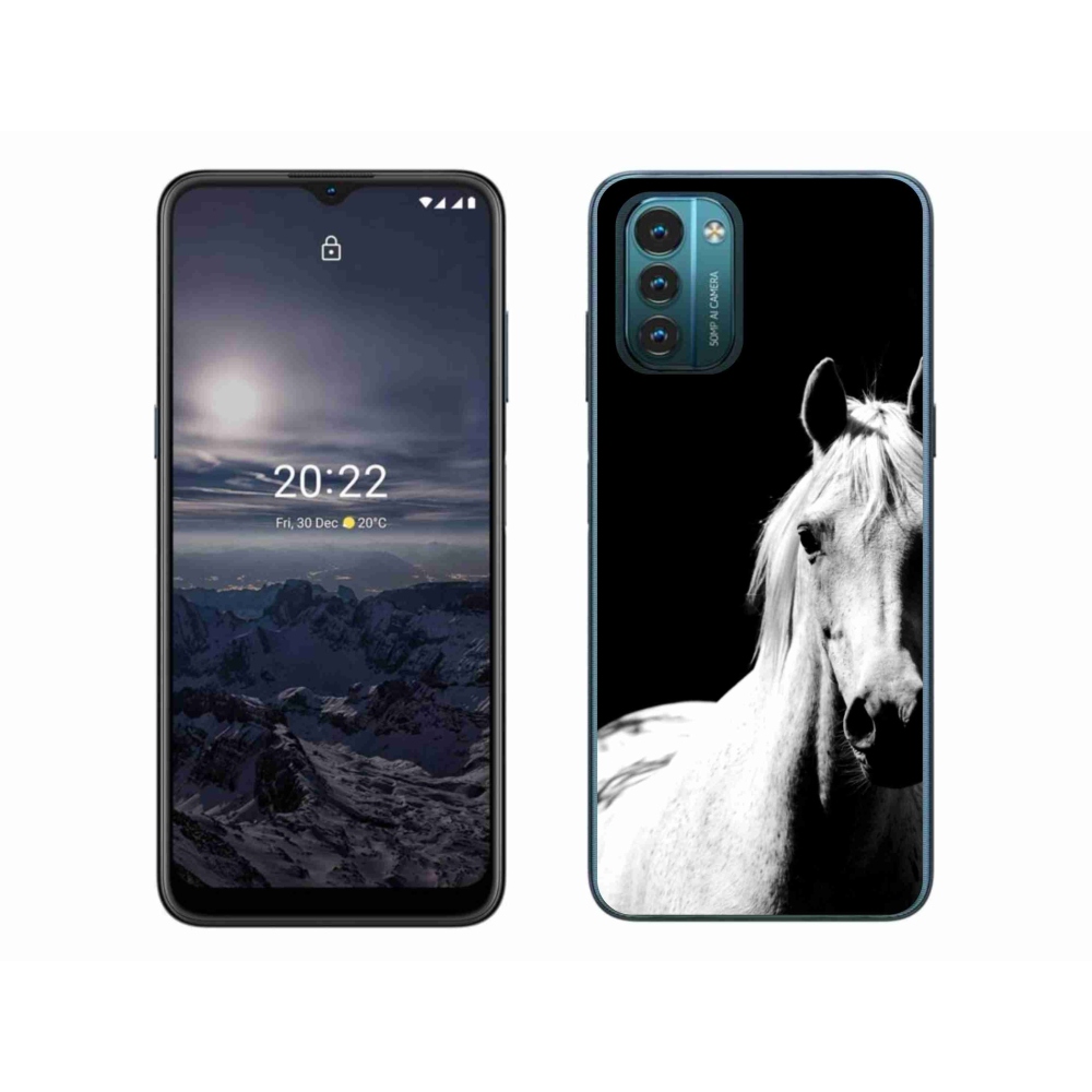Gelový kryt mmCase na Nokia G11/G21 - bílý kůň 5