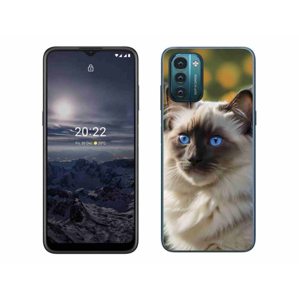 Gelový kryt mmCase na Nokia G11/G21 - bílý ragdoll