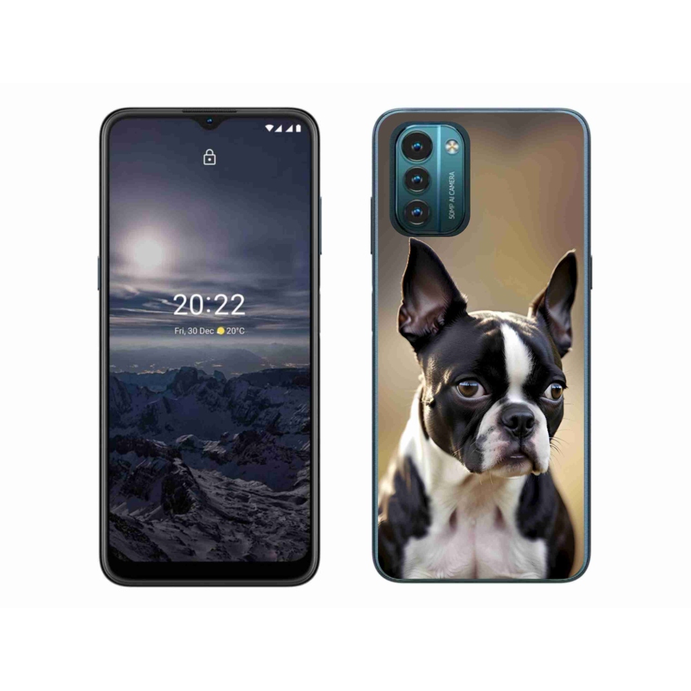 Gelový kryt mmCase na Nokia G11/G21 - bostonský teriér