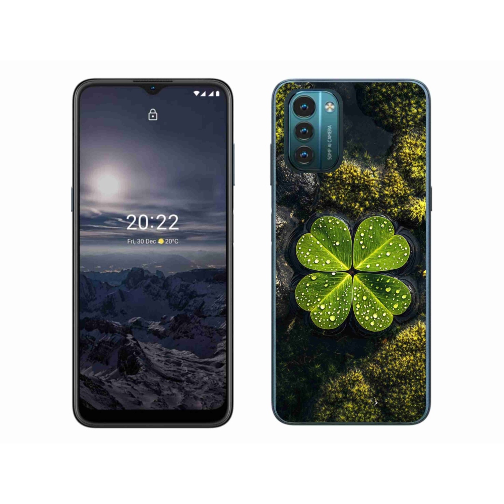 Gelový kryt mmCase na Nokia G11/G21 - čtyřlístek