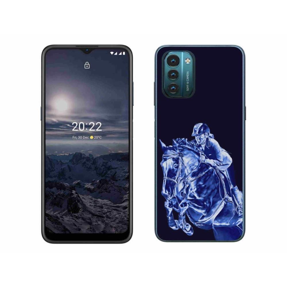 Gelový kryt mmCase na Nokia G11/G21 - dostihový kůň
