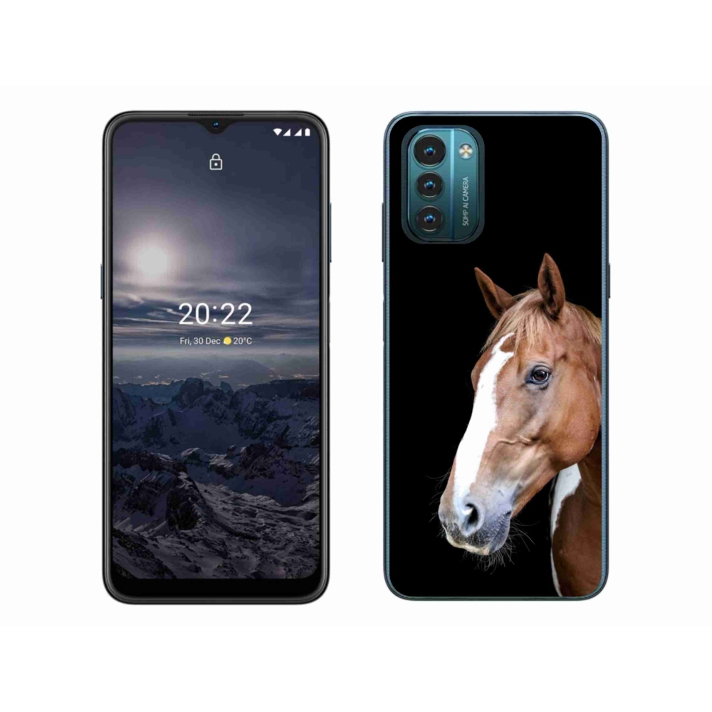 Gelový kryt mmCase na Nokia G11/G21 - hnědý kůň 3