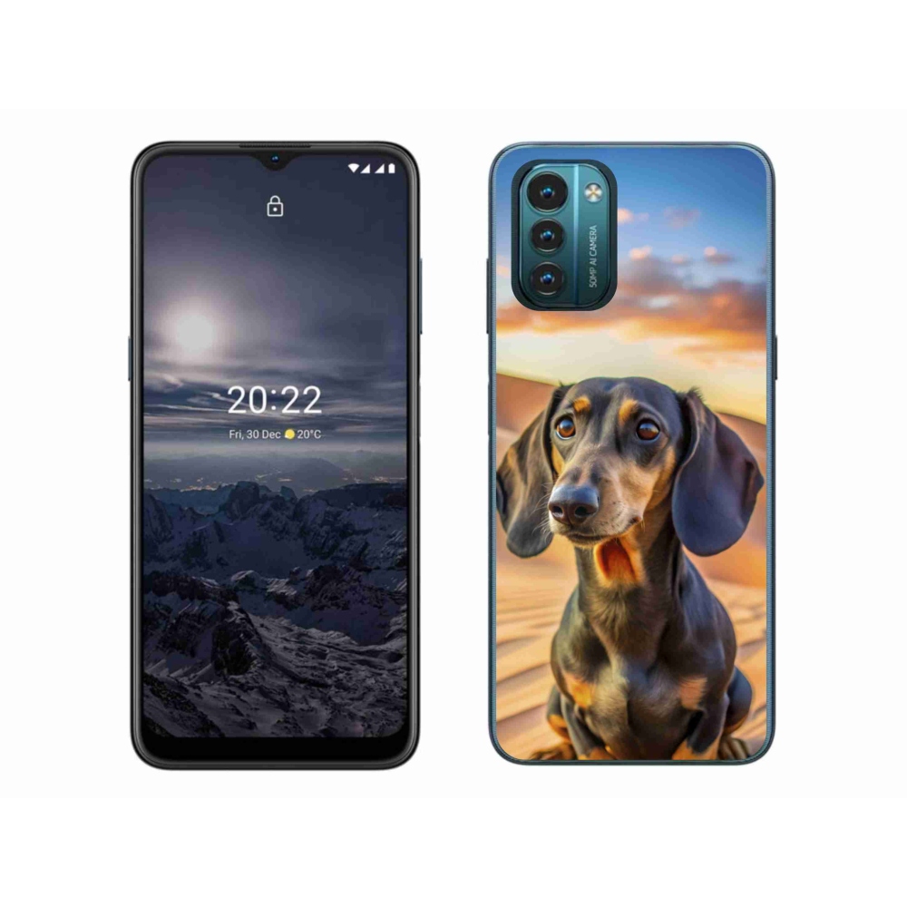 Gelový kryt mmCase na Nokia G11/G21 - jezevčík 3 